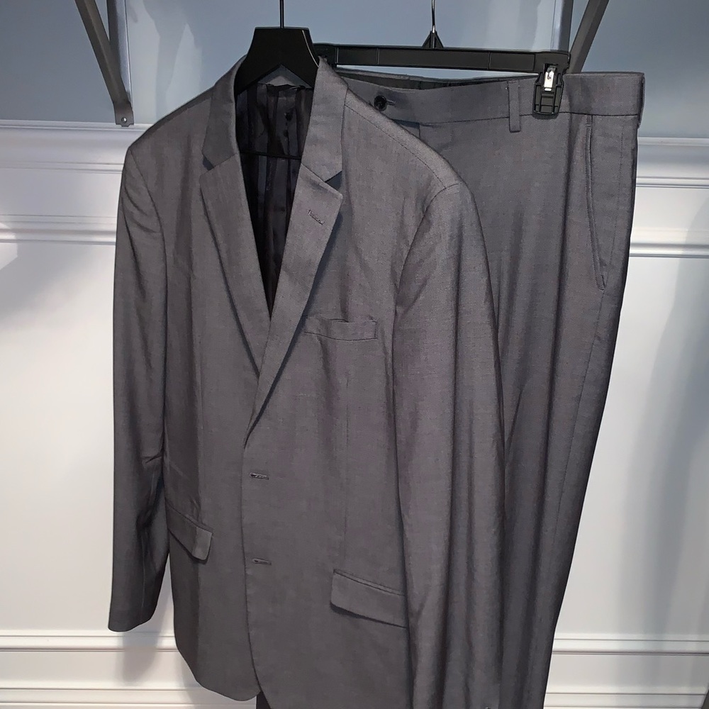 Ben Sherman grey wool suit men’s 42L